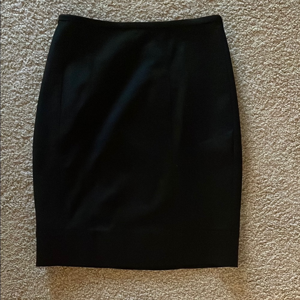White House Black Market Black Pencil Skirt Knee-Length Work